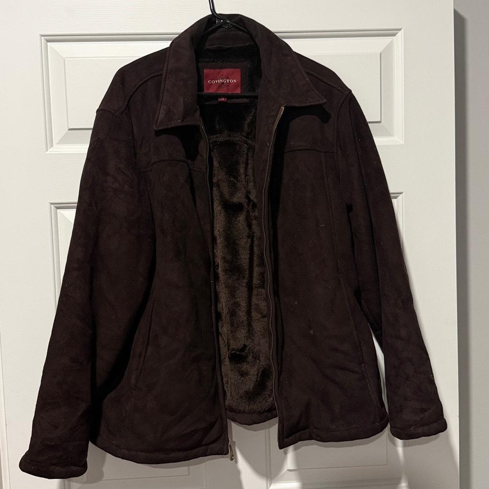 Covington Dark Brown Jacket with Plush Lining